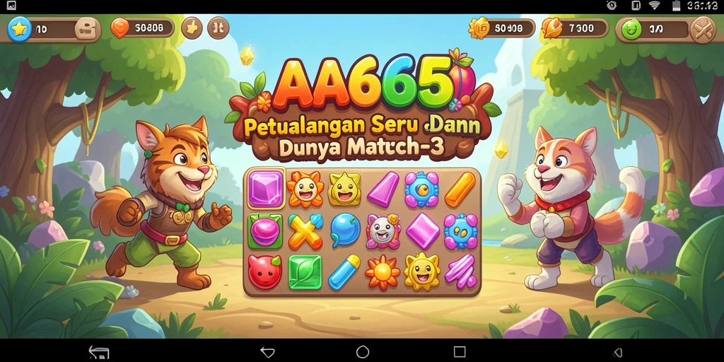 Screenshot menunjukkan gameplay seru dan grafis menarik dari AA666.