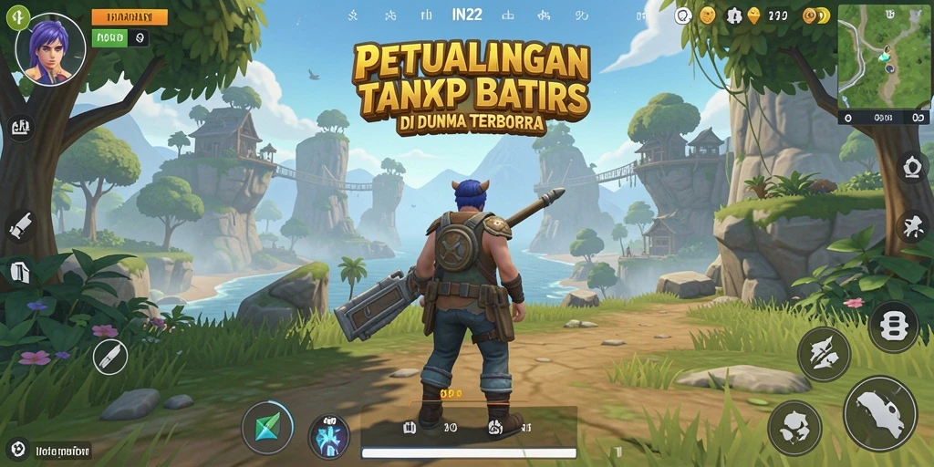 Tampilan gameplay IN22 yang menakjubkan dalam dunia terbuka.