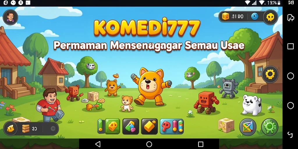 Tampilan gameplay menarik dari KOMEDI77 yang penuh tantangan Puzzle.